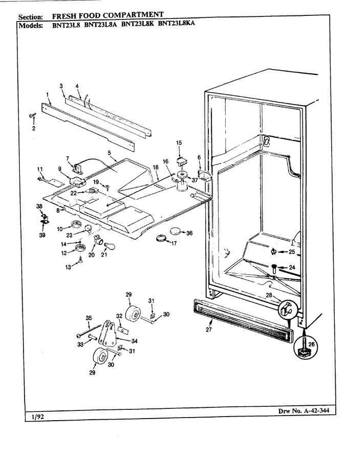 Diagram for BNT23L8A (BOM: BL96A)