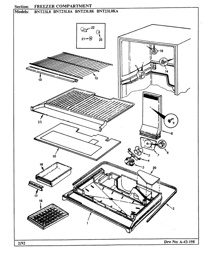 Diagram for BNT23L8KA (BOM: BL96B)