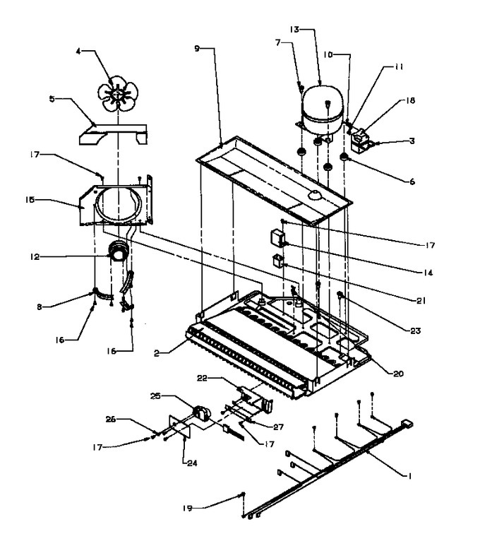 Diagram for BX22A2W (BOM: P1161606W W)