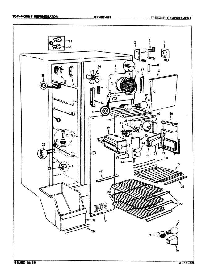 Diagram for BPNS24H9 (BOM: 7N17A)