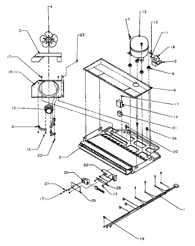Diagram for BX20RG (BOM: P1161503W G)