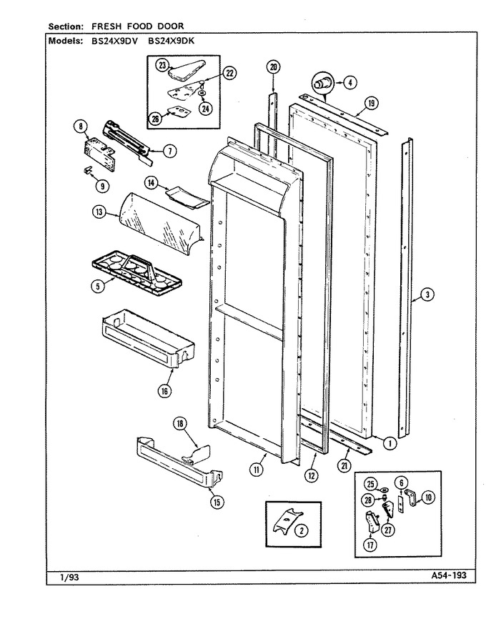 Diagram for BS24X9DK (BOM: DN92A)
