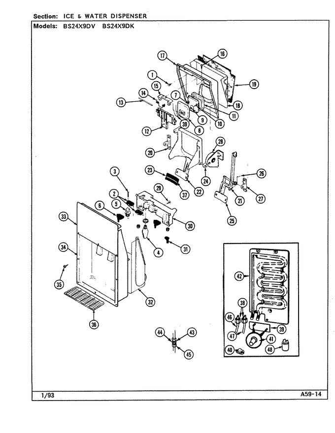 Diagram for BS24X9DK (BOM: DN92A)