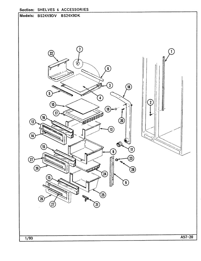 Diagram for BS24X9DK (BOM: DN92A)