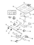 Diagram for 02 - Main Top & Burner Assembly