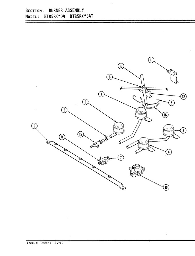 Diagram for BT85RN-4T