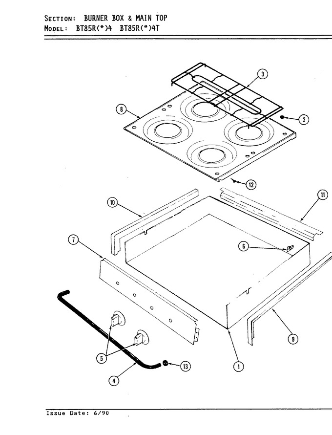 Diagram for BT85RN-4T