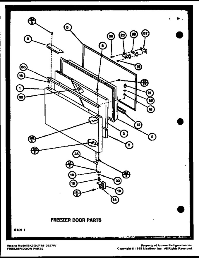 Diagram for BX20N (BOM: P7812527W W)