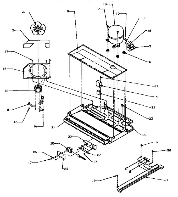Diagram for BX22A5W (BOM: P1182302W W)