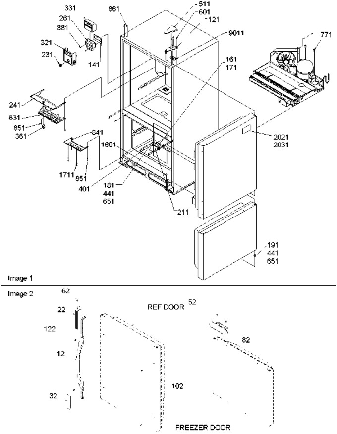 Diagram for BX521VE (BOM: P1325033W B)