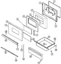 Diagram for 04 - Door/drawer (ser. Pre. 21)
