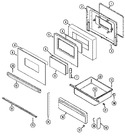 Diagram for 04 - Door/drawer (ser. Pre. 21)