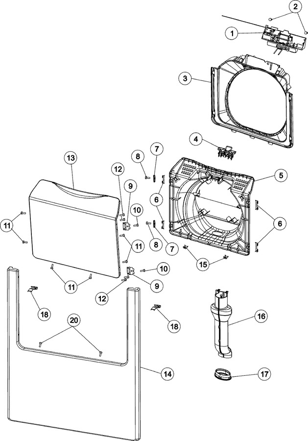 Diagram for CAH4205AWJ