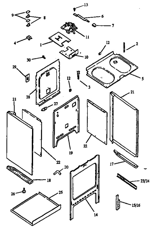 Diagram for CARR629WW (BOM: P114623NW W)