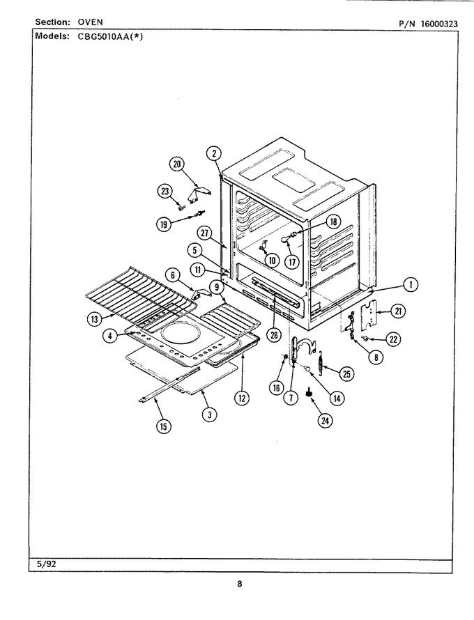 Diagram for CBG5010AAW