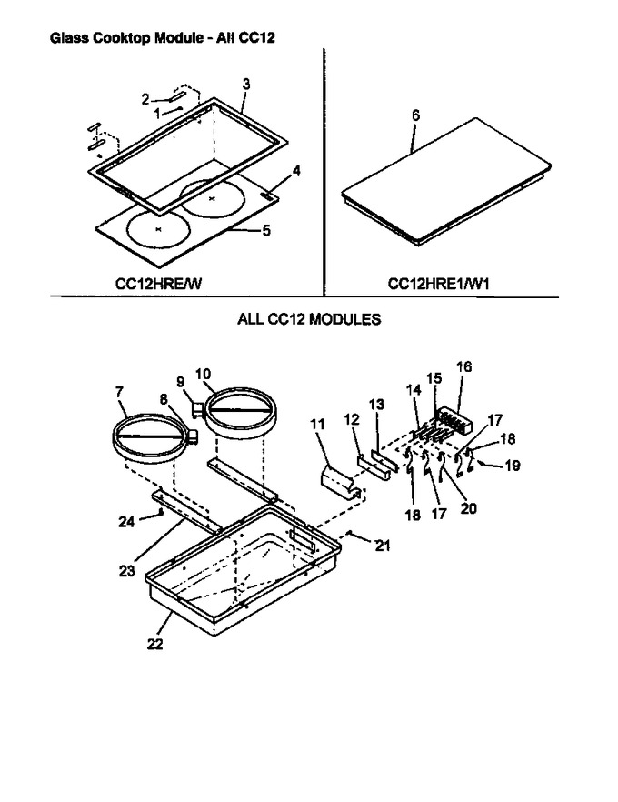 Diagram for CC12HRW (BOM: P1133347N)