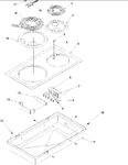 Diagram for 10 - Open Coil Cooktop - Cc1ef/wf