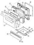 Diagram for 02 - Door/drawer (cc3531wrw, Cc3531wrv)