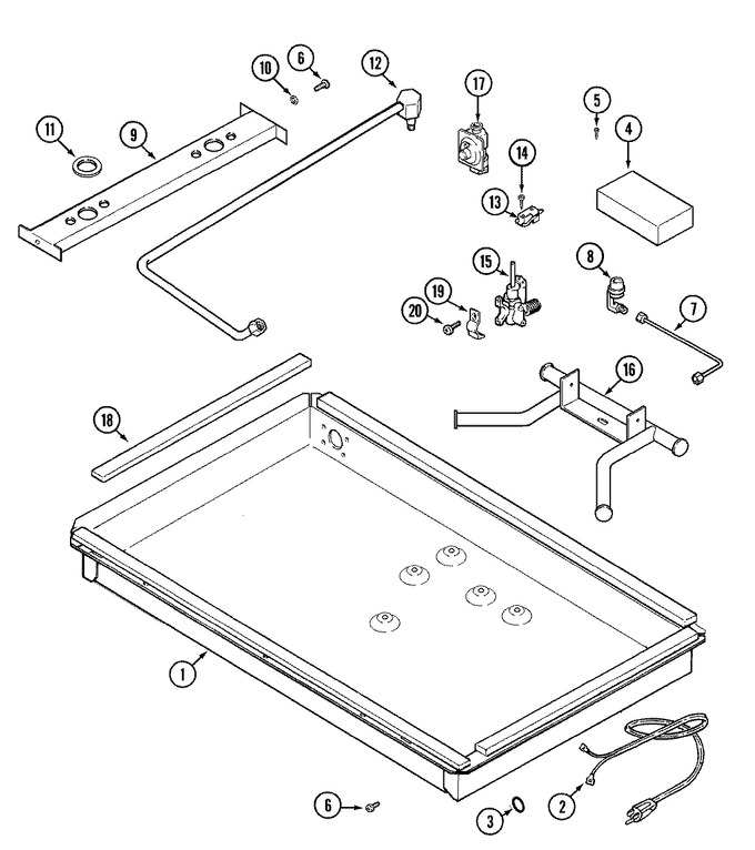 Diagram for CCG2520W