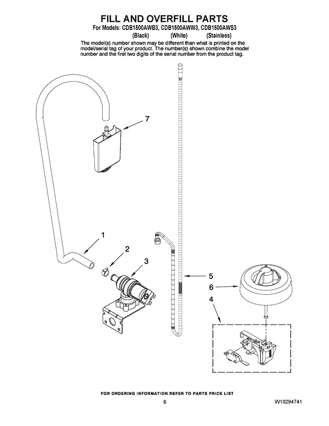 Diagram for CDB1500AWW3