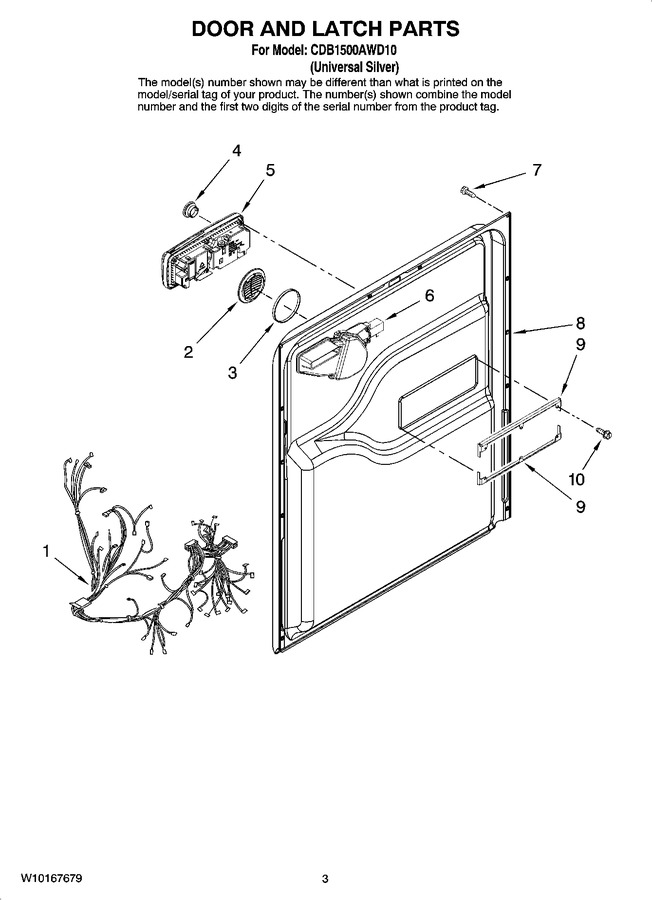 Diagram for CDB1500AWD10