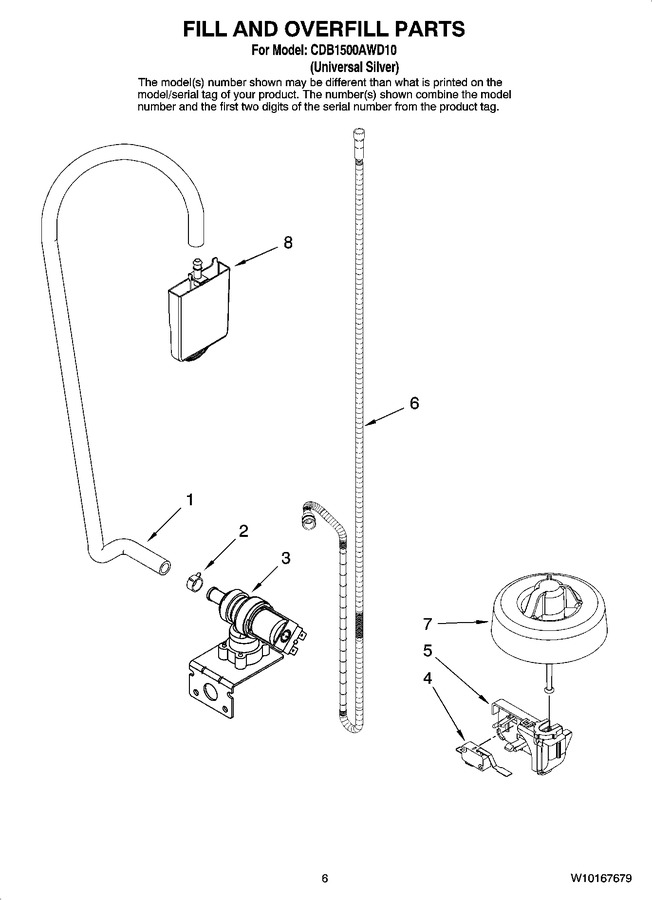 Diagram for CDB1500AWD10