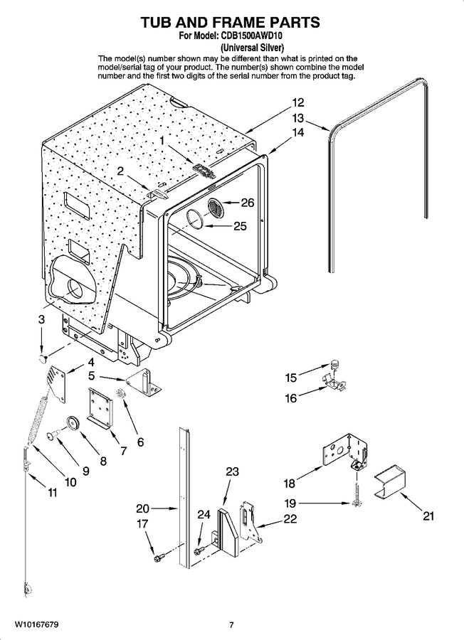 Diagram for CDB1500AWD10