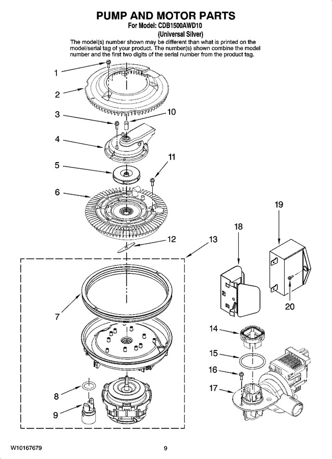 Diagram for CDB1500AWD10