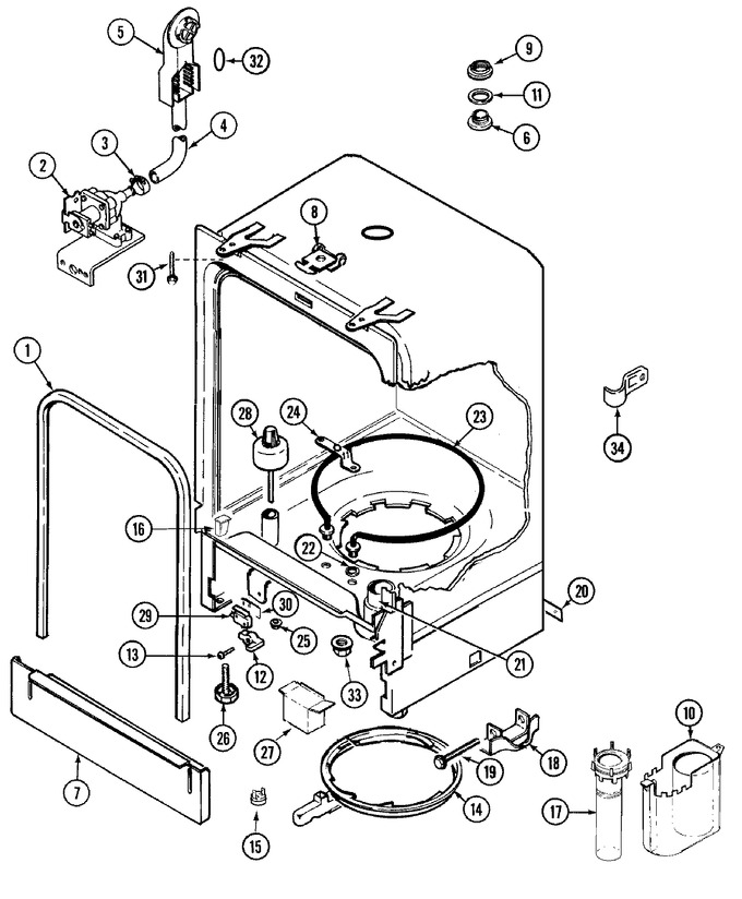 Diagram for CDB3100AWX