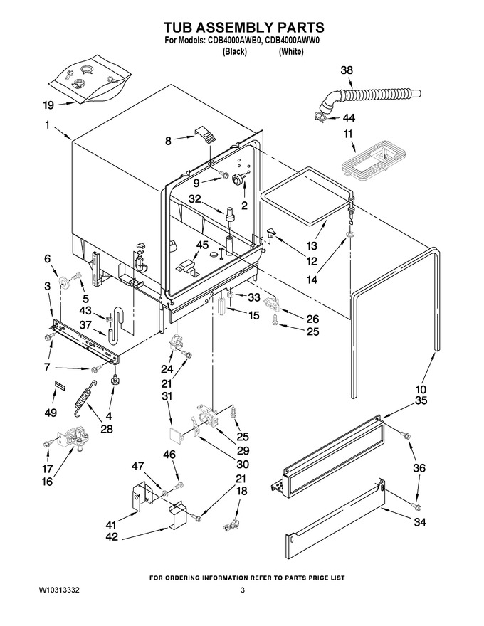 Diagram for CDB4000AWB0