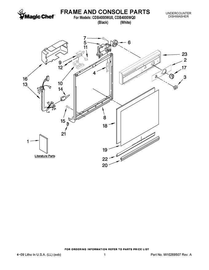 Diagram for CDB4000WQ0