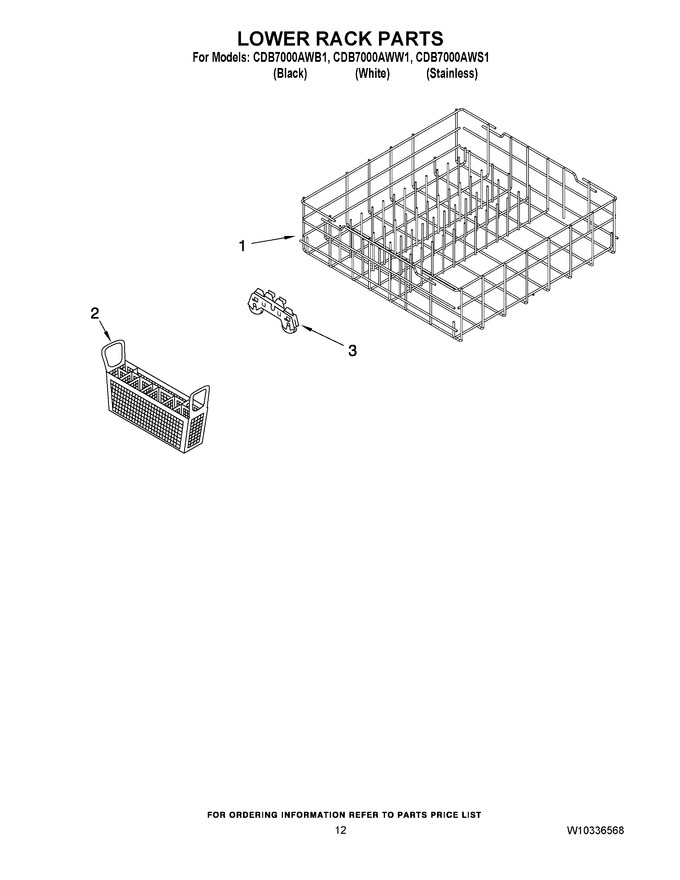 Diagram for CDB7000AWW1