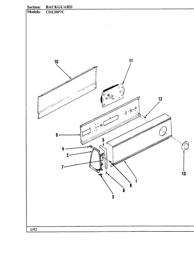Diagram for CDE20P7WC