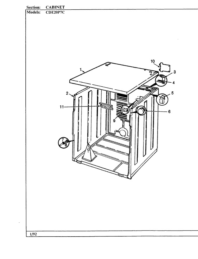 Diagram for CDE20P7WC
