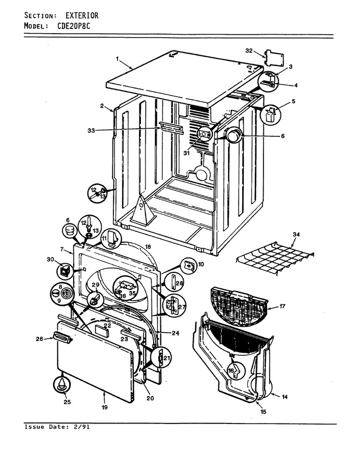 Diagram for CDE20P8WC