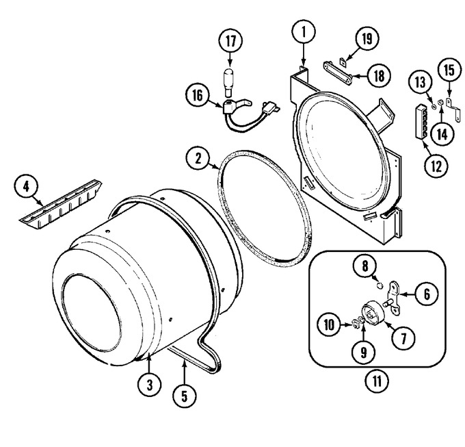 Diagram for PYE4500AZW
