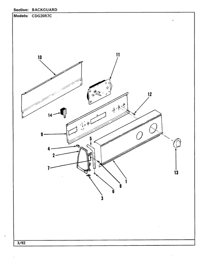 Diagram for CDG20R7WC