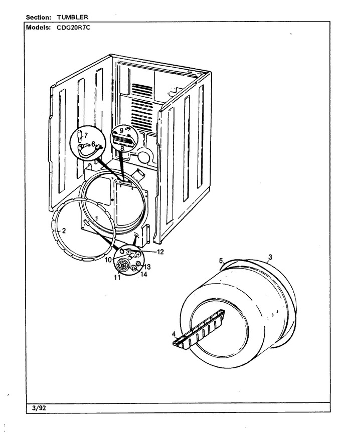 Diagram for CDG20R7WC