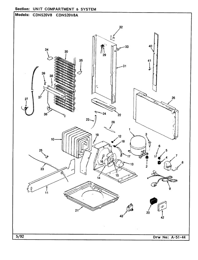 Diagram for CDNS20V8 (BOM: CR07A)