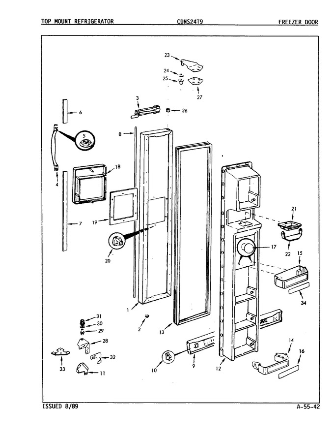 Diagram for CDNS24T9A (BOM: 8L08B)