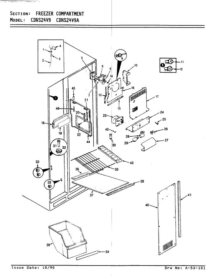 Diagram for CDNS24V9 (BOM: BR85C)