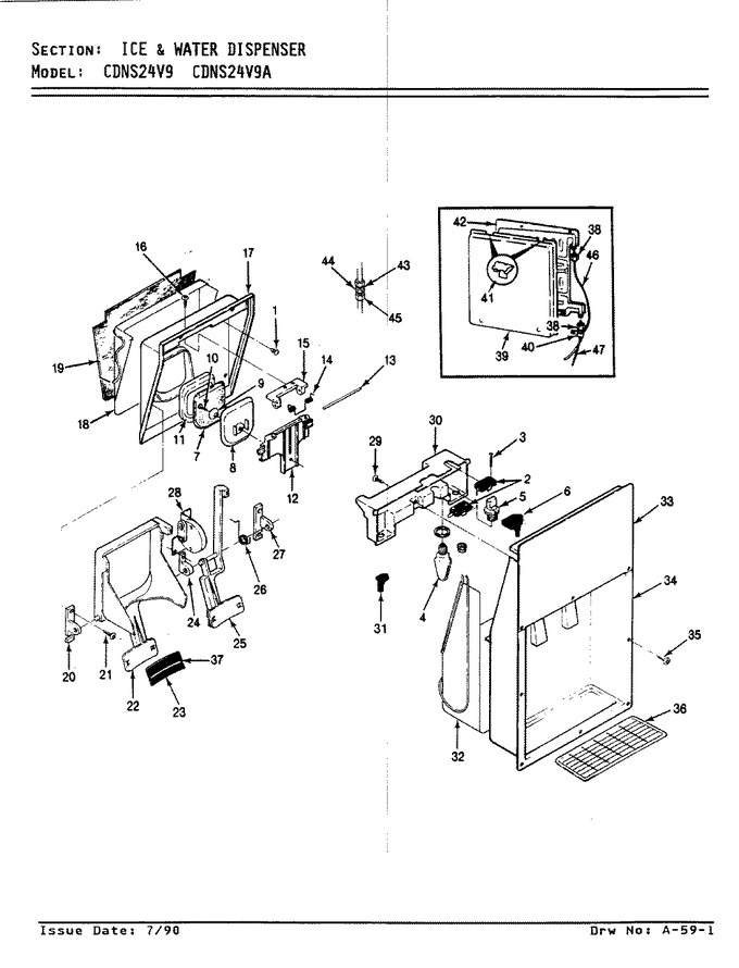 Diagram for CDNS24V9 (BOM: BR85C)