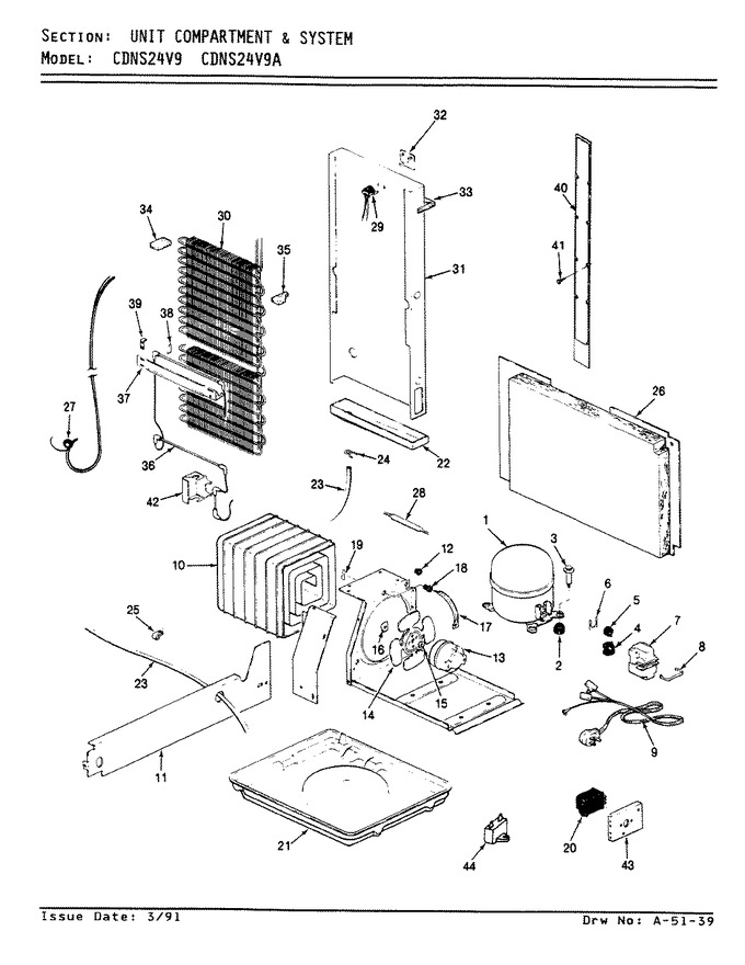 Diagram for CDNS24V9 (BOM: BR85C)