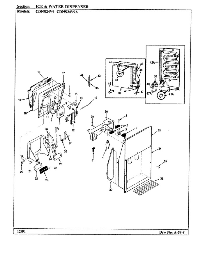 Diagram for CDNS24V9 (BOM: BR85F)