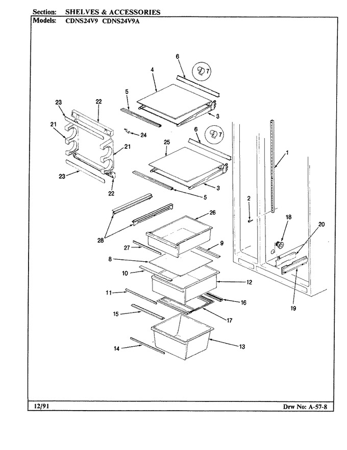 Diagram for CDNS24V9 (BOM: BR85E)