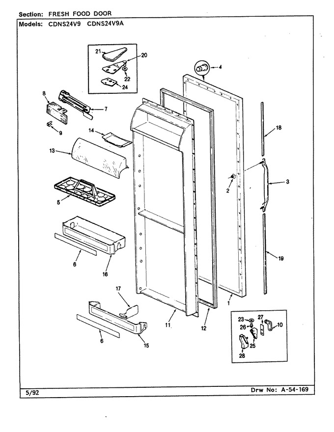 Diagram for CDNS24V9 (BOM: CR85A)