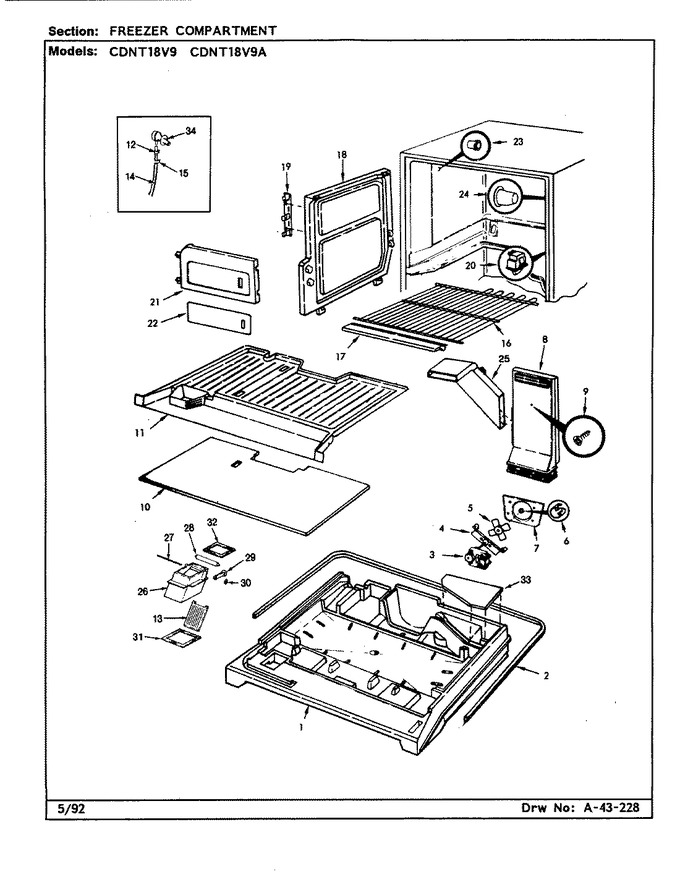 Diagram for CDNT18V9 (BOM: CC44A)
