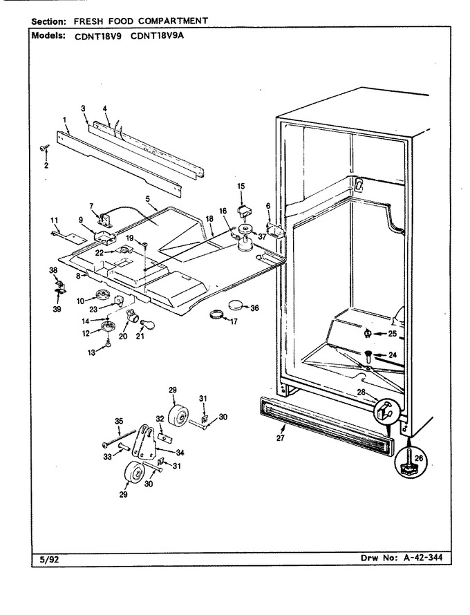Diagram for CDNT18V9A (BOM: BC48C)