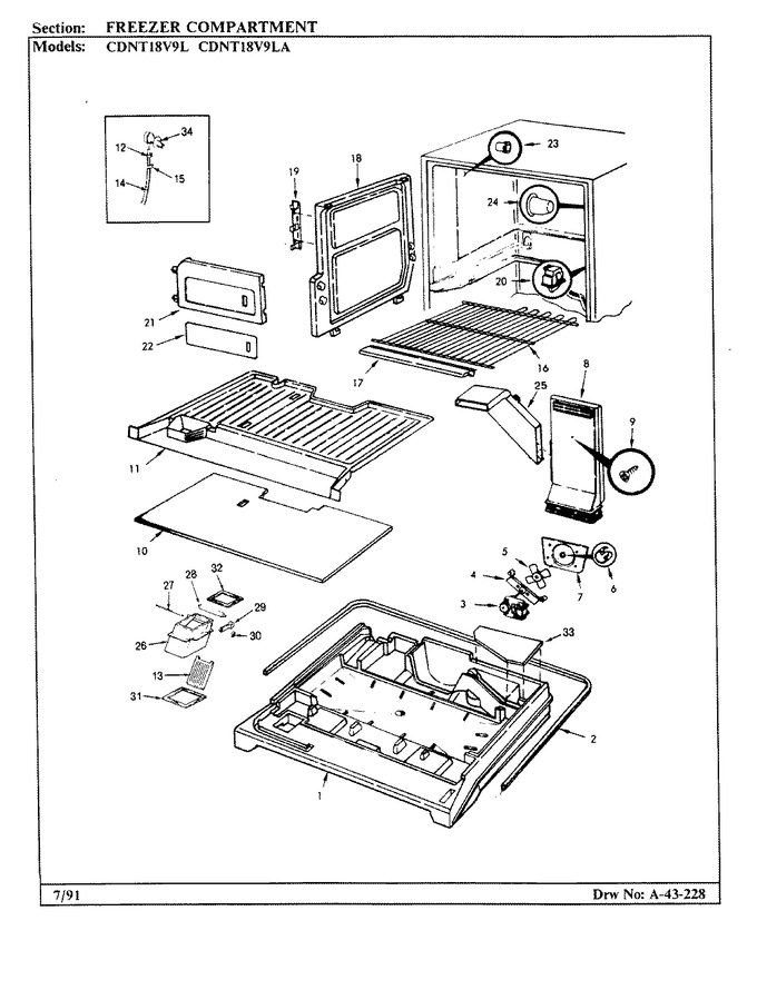 Diagram for CDNT18V9LA (BOM: BC49A)