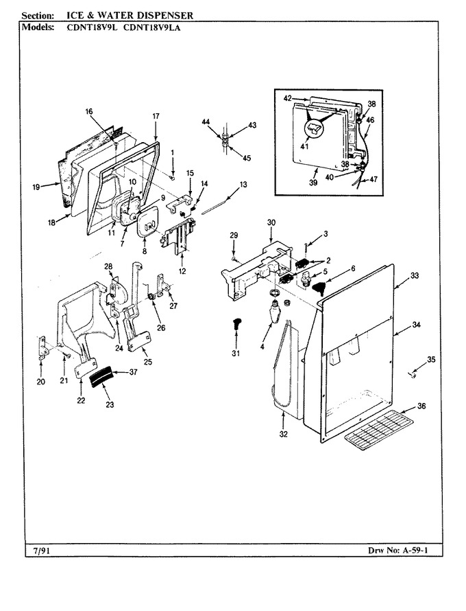 Diagram for CDNT18V9LA (BOM: BC49A)